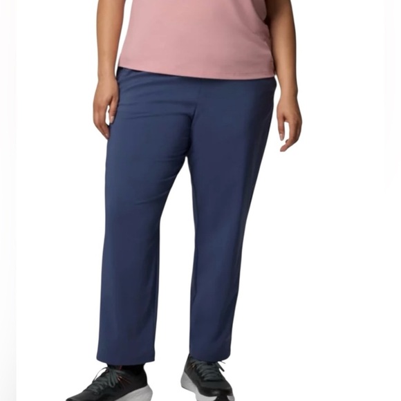 Columbia, Anytime Casual Pants, Plus Size 3X, Navy - Picture 2 of 9